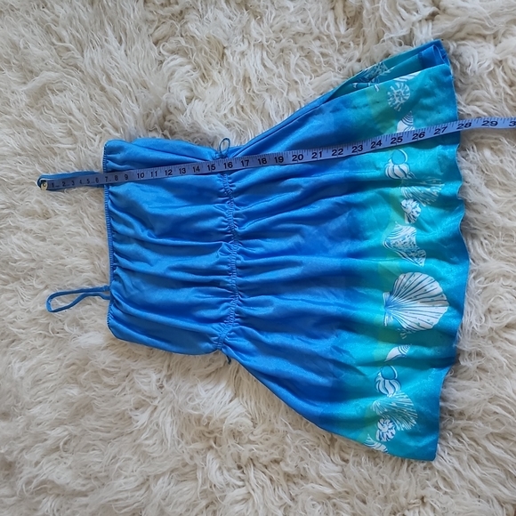 Vintage 70s E. STEWART Seashell Print Swim Dress - Picture 8 of 9